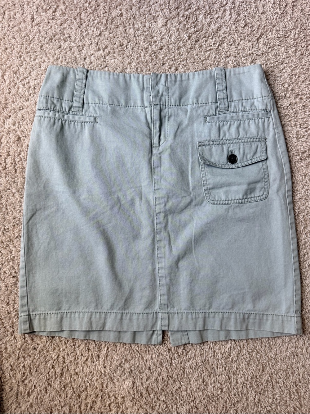 GAP Light Gray Mini Skirt with Pocket Detail